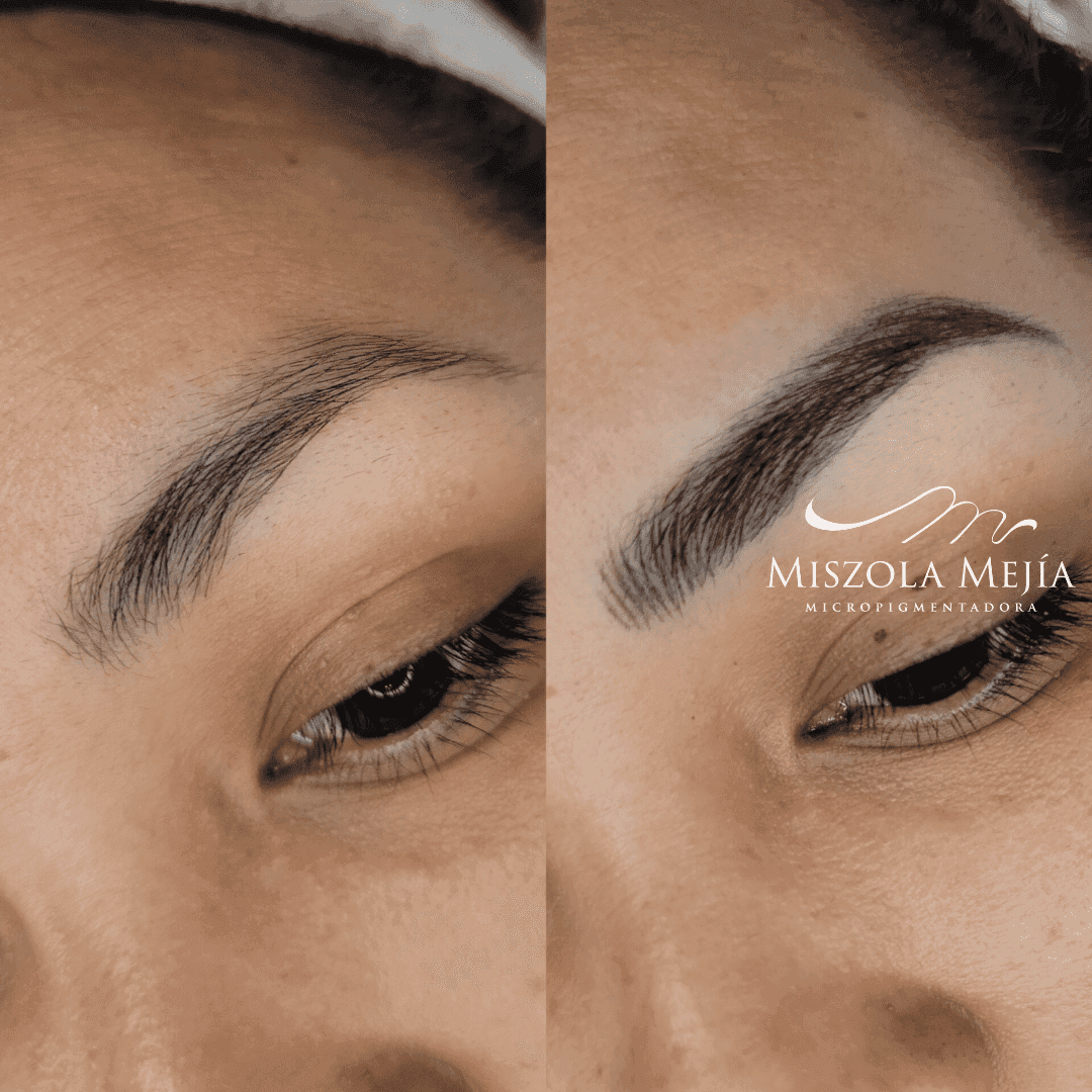 Resultado Powder Brows: cejas naturales y definidas — clienta real Misz Estética Lima